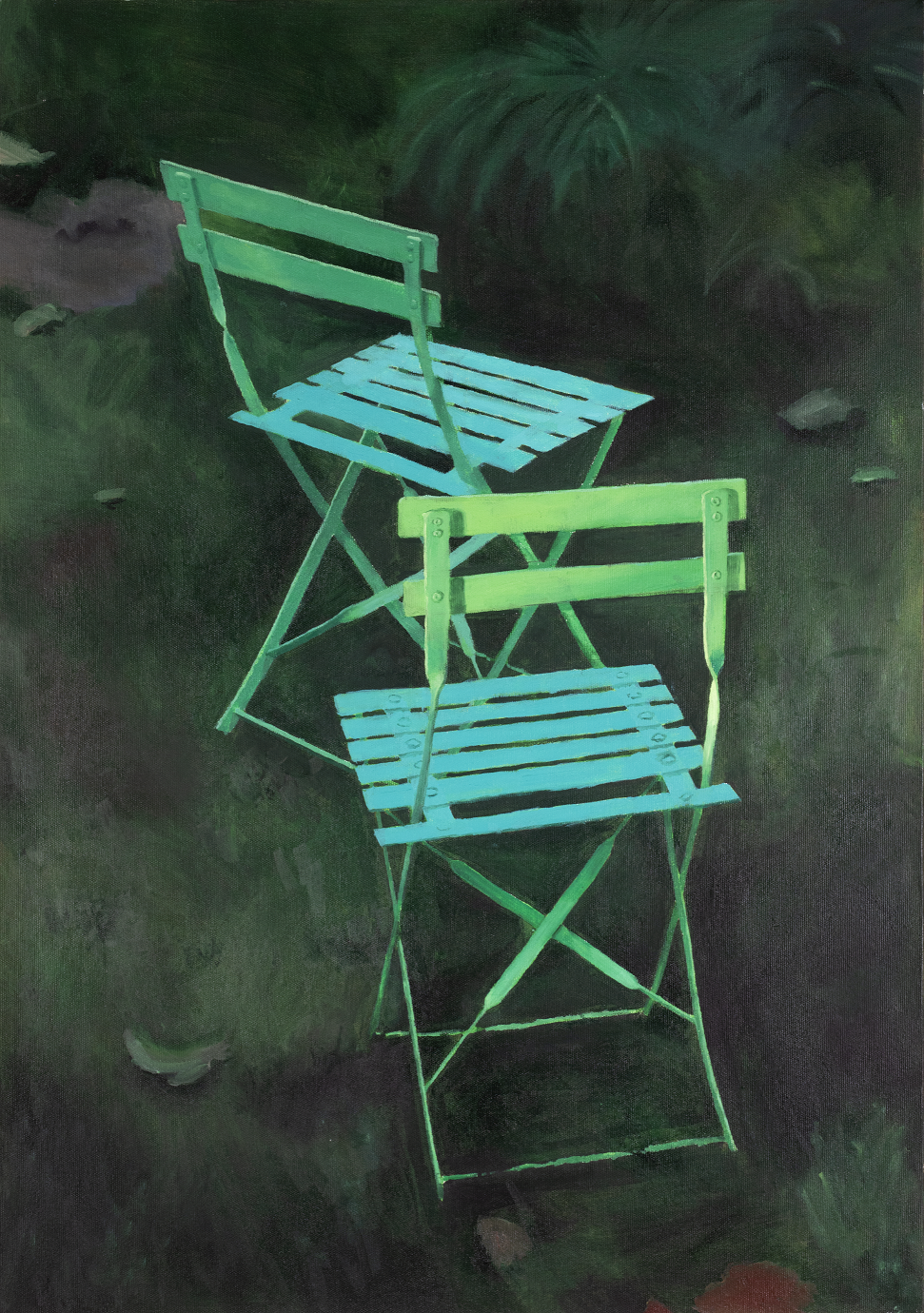 Chaises, 2021, huile sur toile © Simon PRADAUT.png