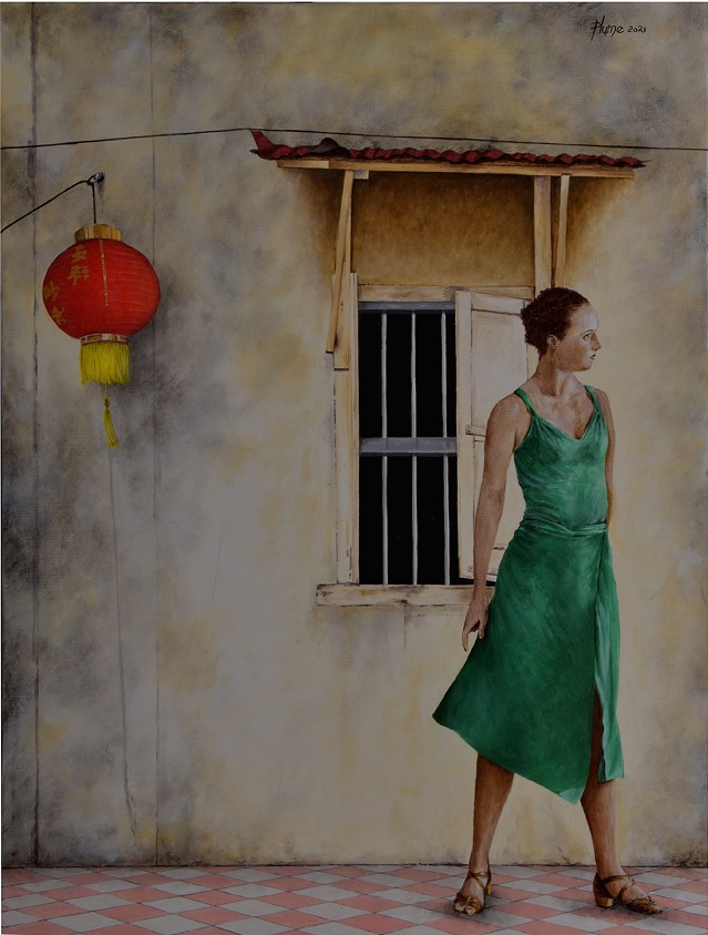 La robe verte - Lampe chinoise 2021  Frédéric Plumerand.jpg