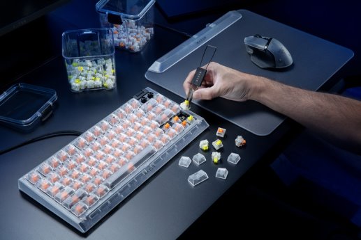 Phantom White Line Up [2025] Interchangeable Switch Battlestation Setup Photos (9)